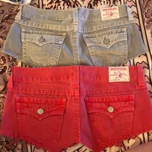 True religion brand cut off ( Gray only)